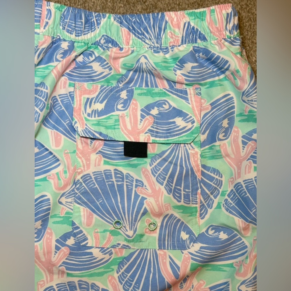 Vineyard Vines Swim Trunks Mens XL Beach Print Lined Bathing Suit 7" Quick Dry - Picture 7 of 8